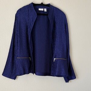Chicos Elegant Blue Women's Jacket